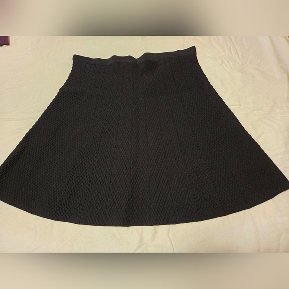 CAbi Dresses & Skirts - CAbi Black Textured A-Line Skirt